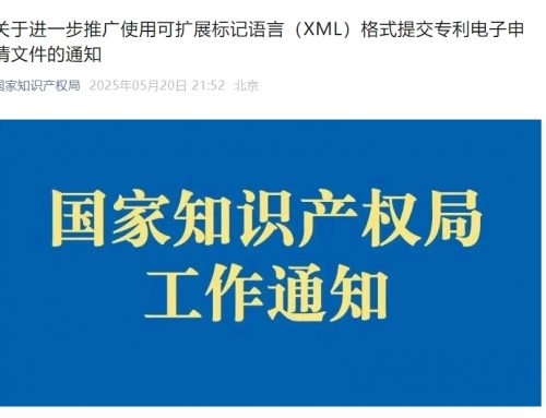 520 국가지식재산권국으로부터의 고백